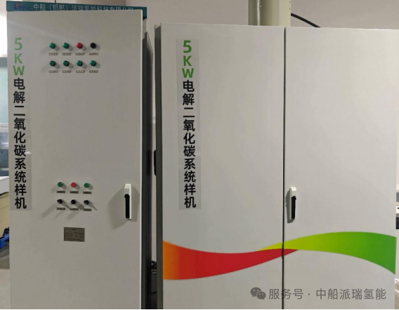 派瑞氢能首套“电解CO2转化集成装置”成功交付(图1)