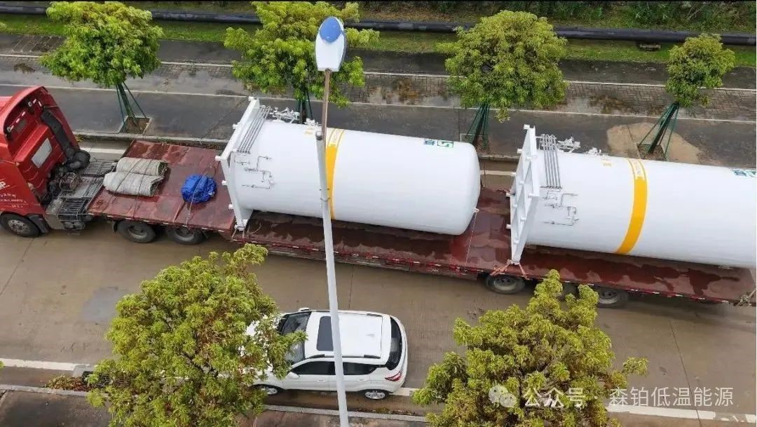 珠海森铂2台15M³快易冷低温液体贮罐顺利交付(图4)